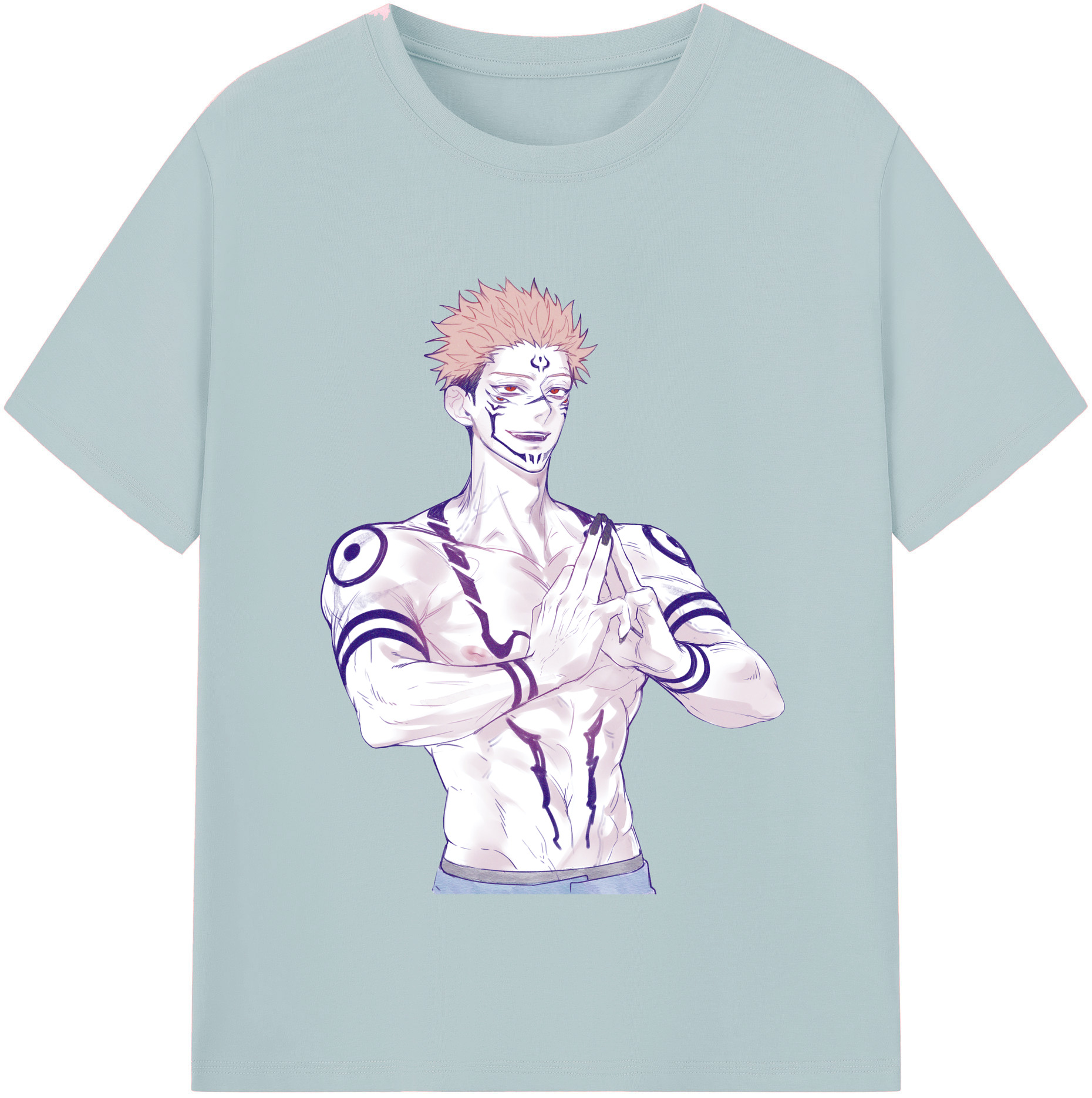 （画像用） 呪術廻戦 Jujutsu Kaisen 綿100％半袖Tシャツ（フロントプリント）
